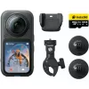 Insta360 X6 360-Degree Action Camera Motorcycle Bundle, 8K, Black