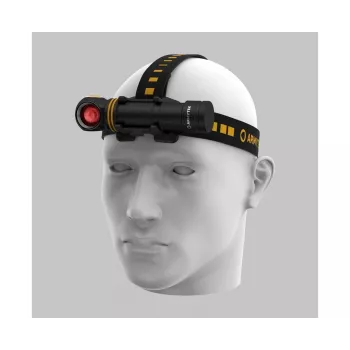 Armytek Elf C2 MAX WR USB-C Lanterna de cabeça recarregável, 2500 lm branco + 230 lm vermelho, IP68, tampa traseira magnética, inclui bateria 18650