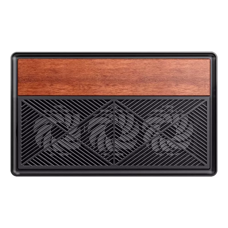 Jonsbo TK-4 Wood Caixa de PC, Midi Tower, ATX, Vidro Temperado - Preto