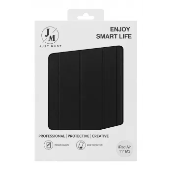 JUST MUST JM Capa para iPad Air 11'' (M3) Preto