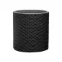 KETER 29197833939 Vaso cilíndrico cinzento 12L Vaso de plantas durável em resina com drenagem