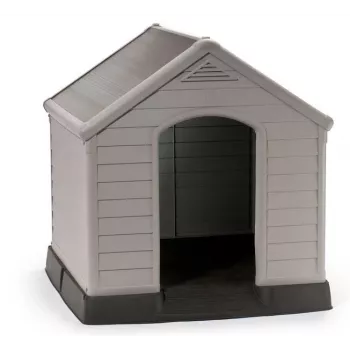 CURVER Casota para cão 95x99x99cm cinzento