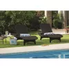 KETER Conjunto de espreguiçadeiras 2 unid. + mesa Pacific bege