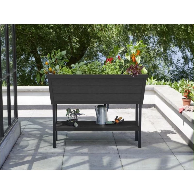 KETER Canteiro elevado Alfresco 110L cinzento
