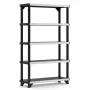 KETER Estante de 5 níveis Fused 122,1x45,7x197,2cm preto