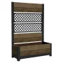 KETER Vaso Deco Tulip 110L 2-Rhombus nogueira Mesh