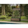 KETER Vaso Deco Tulip 110L 2-Rhombus nogueira Mesh