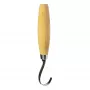 Morakniv faca de gancho faca de entalhe 13385 aço inoxidável bétula oleada destro
