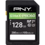 PNY EliteX-PRO60 cartão de memória flash 128GB Video Class V60 UHS-II U3 Class10 MicroSDXC
