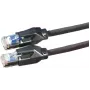 Dätwyler 21.05.0005 cabo de patch Cat 6 S/FTP, ficha RJ-45 para ficha RJ-45, 0,5 m, preto, LSZH, 10 Gbps