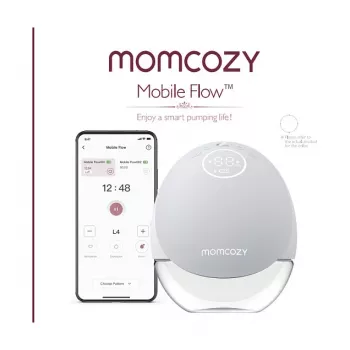 Momcozy - bomba de leite hands-free M9 - vermelho