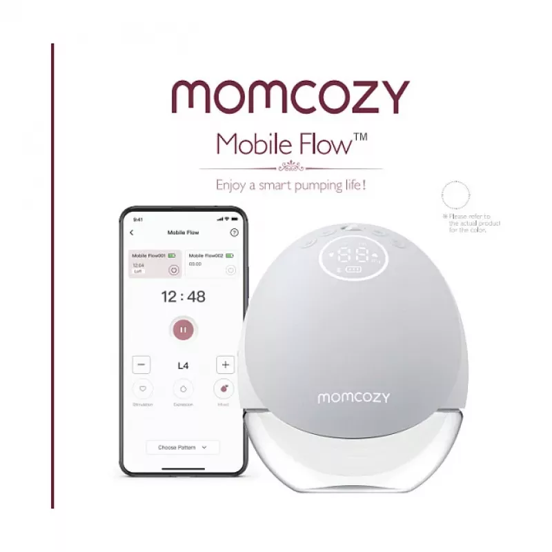 Momcozy - bomba de leite hands-free M9 - vermelho