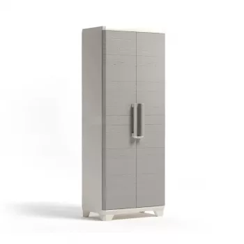 KETER armário alto Linear Wood 68x39x173cm bege claro/cinzento claro