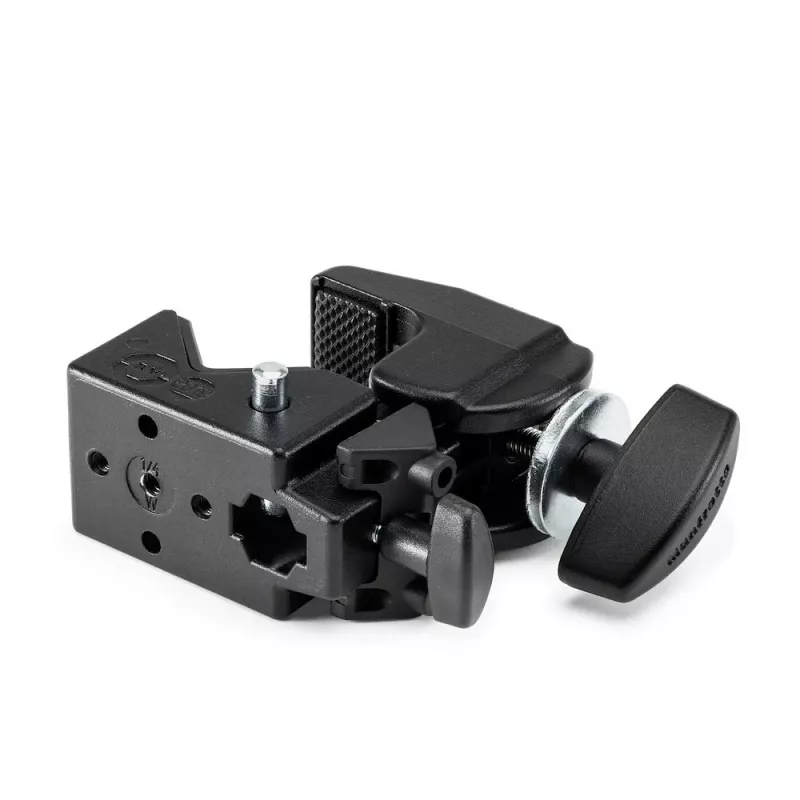 Alicate de alumínio Manfrotto Super Clamp 635 Quick Action 15kg com abertura de maxilas de 55mm