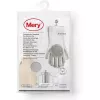 Luvas de limpeza de silicone MERY 2 unidades 34,5x15,5x2,6cm cinzento-claro
