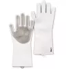 Luvas de limpeza de silicone MERY 2 unidades 34,5x15,5x2,6cm cinzento-claro