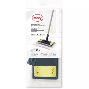Escova de chão MERY para recolha de pó Dust Mop 25,8x10,5cm com 10 panos 29,5x21,5cm