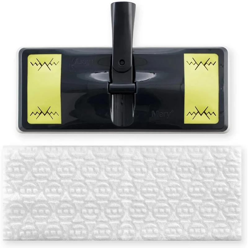Escova de chão MERY para recolha de pó Dust Mop 25,8x10,5cm com 10 panos 29,5x21,5cm