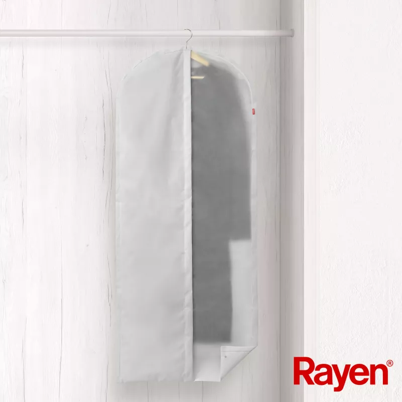 Saco de roupa RAYEN L Premium cinzento 60x150cm