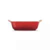 LE CREUSET Assadeira retangular Heritage grés 19x14cm / 1,1L vermelho