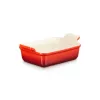 LE CREUSET Assadeira retangular Heritage grés 19x14cm / 1,1L vermelho