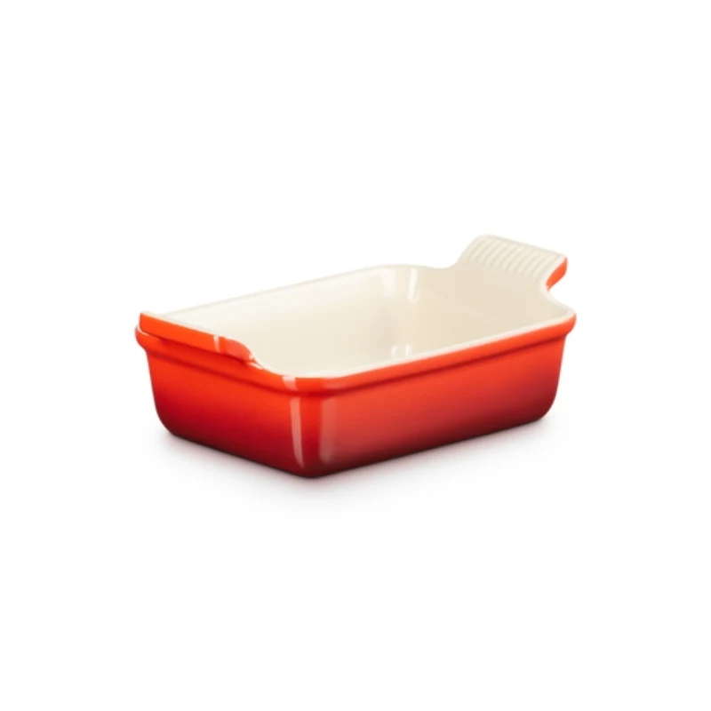 LE CREUSET Assadeira retangular Heritage grés 19x14cm / 1,1L vermelho