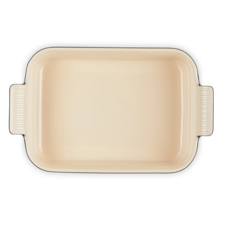 Le Creuset Assadeira retangular Heritage grés 26x19cm / 2,4L preto