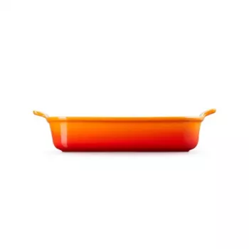 LE CREUSET Assadeira retangular Heritage grés 32x24cm / 4L laranja