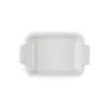 Le Creuset Assadeira retangular Heritage grés 19x14cm / 1,1L branco