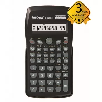 Rebell SC2030 Calculadora científica, 10 dígitos, 136 funções