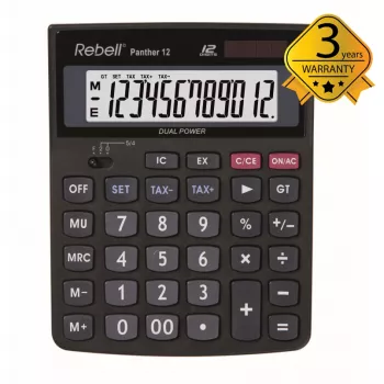 Calculadora de secretária Rebell PANTHER 12