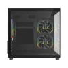 Rampage LUMID Caixa de PC M-ATX 3 ventoinhas ARGB preta