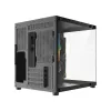 Rampage LUMID Caixa de PC M-ATX 3 ventoinhas ARGB preta