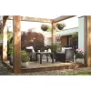 KETER Conjunto de mobiliário de jardim Elodie conjunto de varanda com mesa Classic cinzento