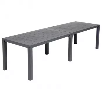 KETER Mesa de jardim Julie Double Table (2 configurações) cinzenta
