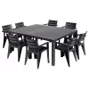 KETER Mesa de jardim Julie Double Table (2 configurações) cinzenta