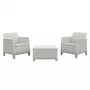 Conjunto de mobiliário de jardim KETER Scandi Forma conjunto de varanda cinzento-seixo/bege-claro