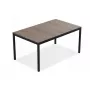 Mesa de jardim KETER Deco Porto Nova 160 nogueira/preto