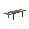 Mesa de jardim extensível KETER Deco Porto Nova extensível 160-240 nogueira/preto