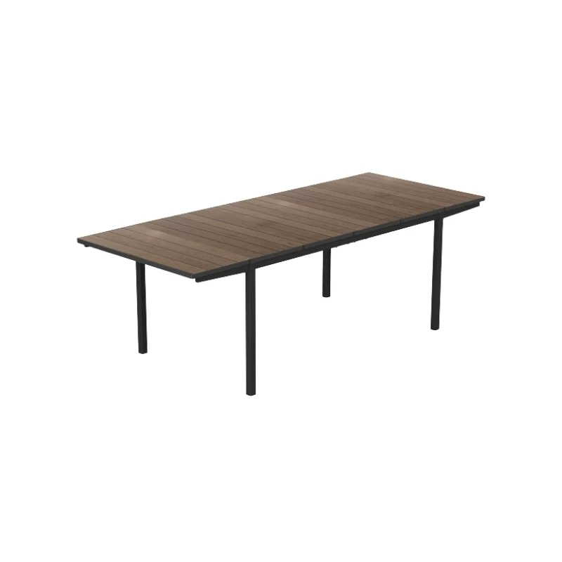 Mesa de jardim extensível KETER Deco Porto Nova extensível 200-280 nogueira/preto