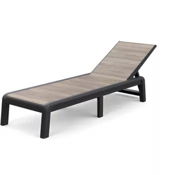 Espreguiçadeira KETER Deco Porto cinzento/cinzento-cinza