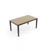 Mesa de jardim KETER Deco Corale 160 efeito teca/cinzento