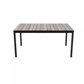 Mesa de jardim KETER Deco Porto Nova 160 cinzento/preto