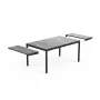 Mesa de jardim extensível KETER Deco Porto Nova extensível 160-240 cinzento/preto