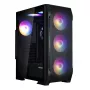 Caixa de PC Zalman N7 PLUS V2 ATX Midi-Tower, 7 ventoinhas ARGB de 120 mm, vidro temperado, preto