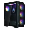 Caixa de PC Zalman N7 PLUS V2 ATX Midi-Tower, 7 ventoinhas ARGB de 120 mm, vidro temperado, preto