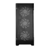 Caixa de PC Zalman N7 PLUS V2 ATX Midi-Tower, 7 ventoinhas ARGB de 120 mm, vidro temperado, preto