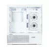 Caixa de PC Zalman CHRONIX V2 White ATX Mid Tower com 3 ventoinhas ARGB de 120mm e painel lateral em vidro temperado
