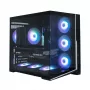 Caixa de PC Zalman D40, ATX Mid Tower, 7 ventoinhas ARGB de 120 mm, preto