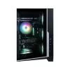 Caixa de PC Zalman D40, ATX Mid Tower, 7 ventoinhas ARGB de 120 mm, preto